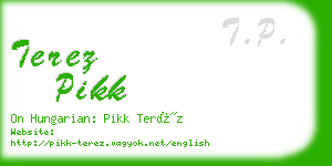 terez pikk business card